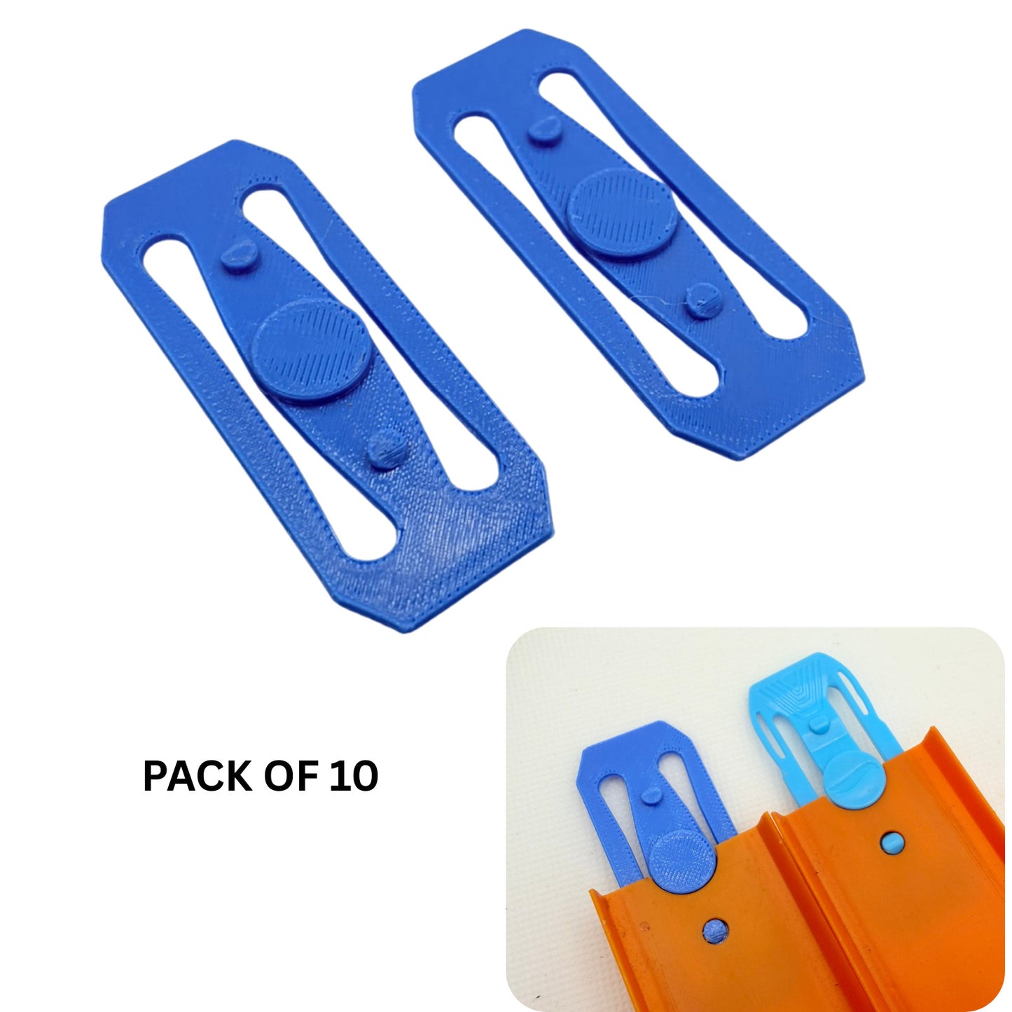 10x Hot Wheels Track Connector Joiner