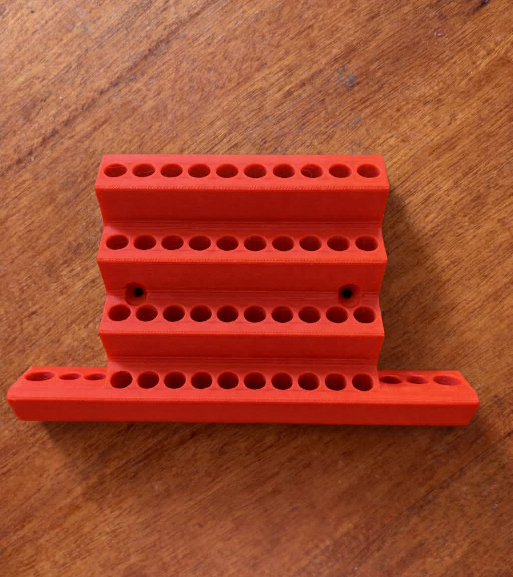 Driver Drill HEX BITS Wall Mount Rack