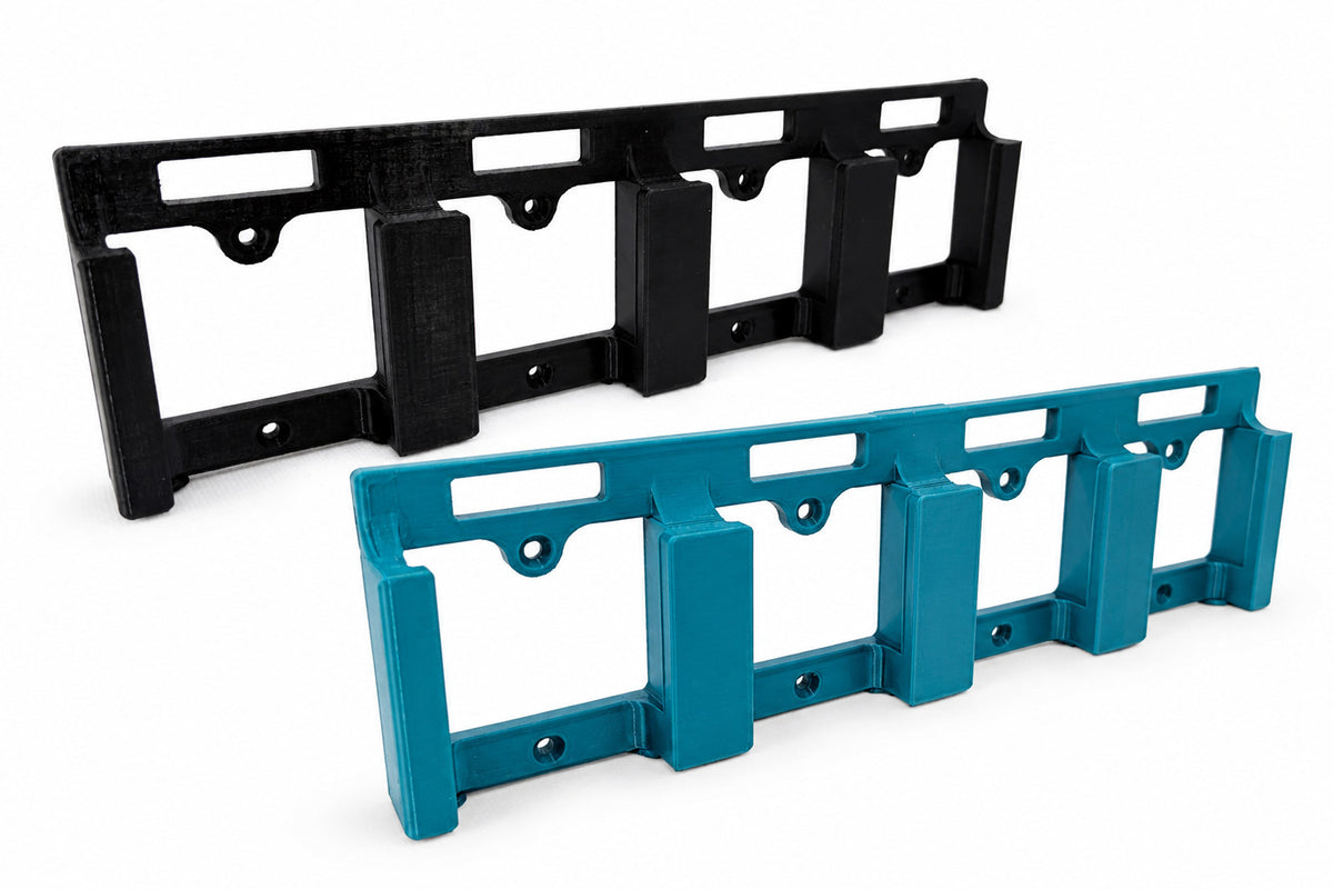 Makita 18V Battery Holder Wall Shelf Mount 1/2/3/4 batteries