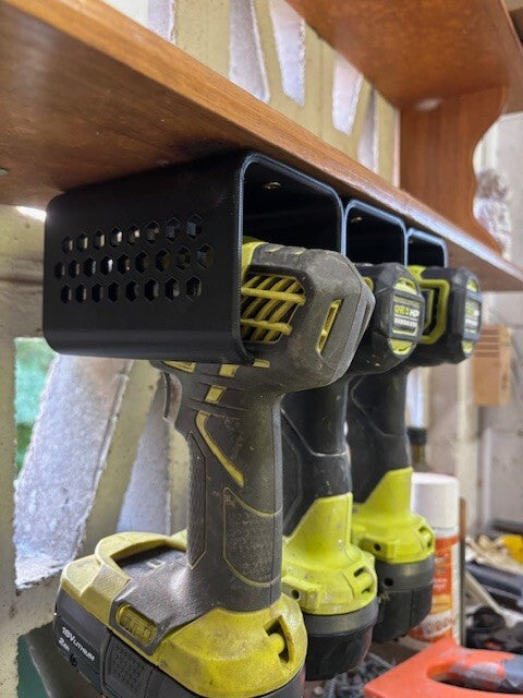 3x UNIVERSAL DRILL TOOL HOLDER mount 18V Makita Ryobi Milwaukee DeWalt Ozito XU1