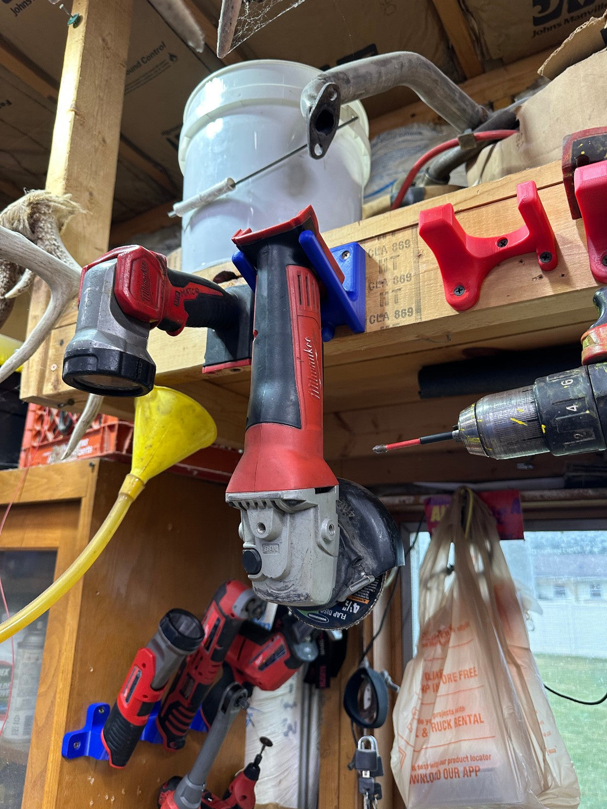 Milwaukee M18 Grinder Holder / Wall Mount