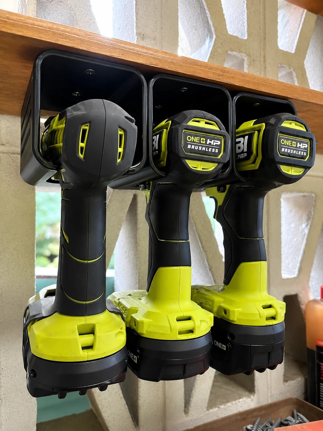 Universal Drill Storage Holder Wall Mount for Cordless Power Tools | Heavy Duty