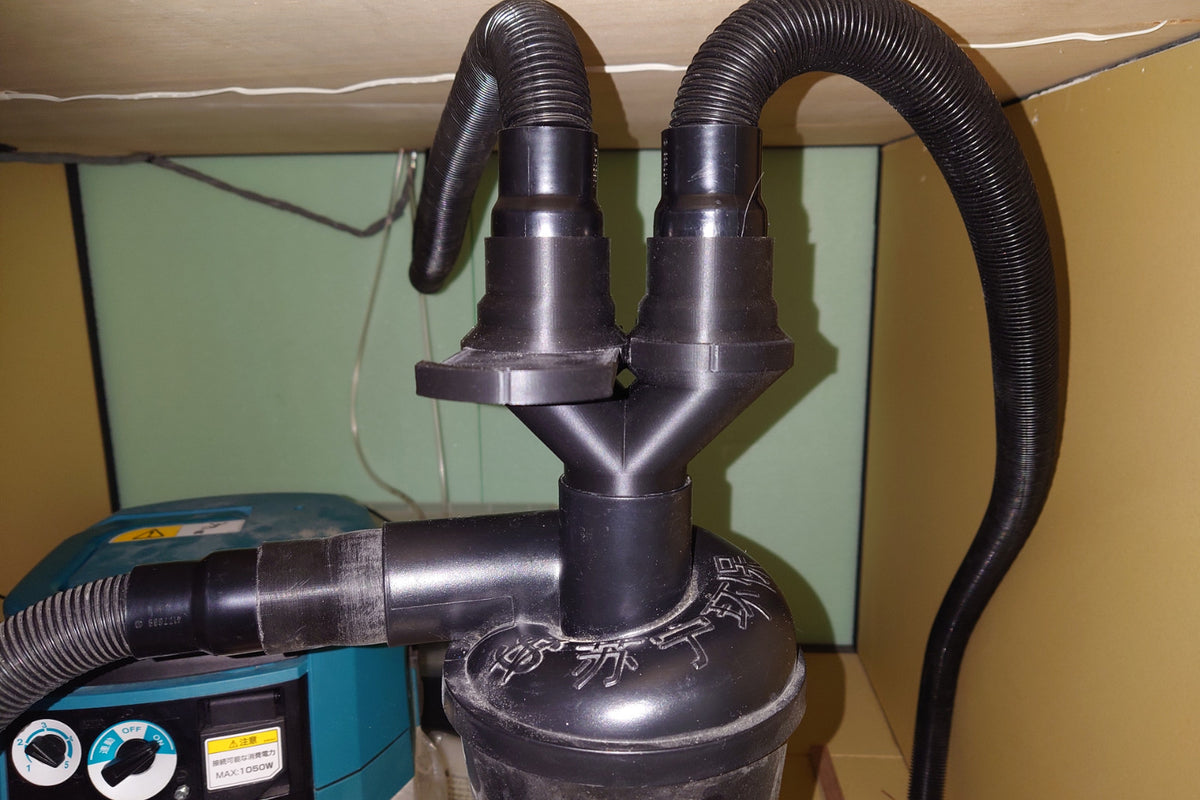 Blast Gate 50mm Vacuum Dust Extraction Waste Pipe 2-way Splitter | AUS MADE