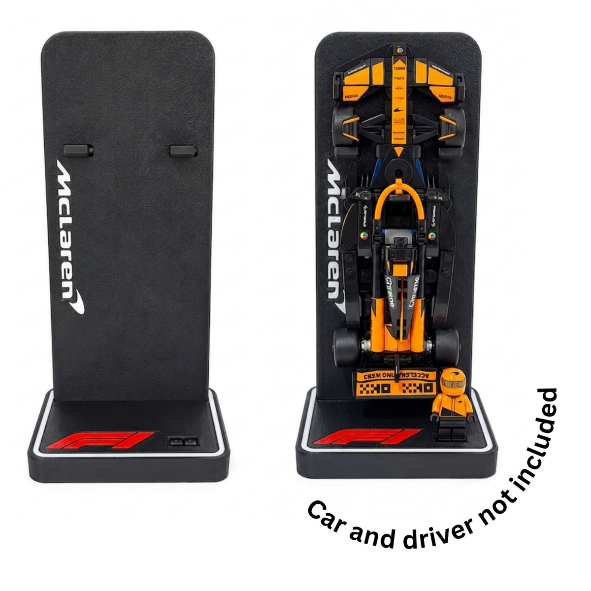 Display Stand compatible with LEGO F1 Speed Champions Race Car Teams