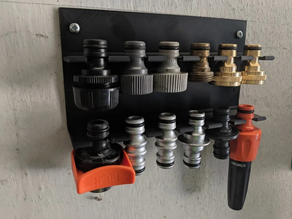 Gardena Tool / Tap & Hose Fittings Holder Wall Mount