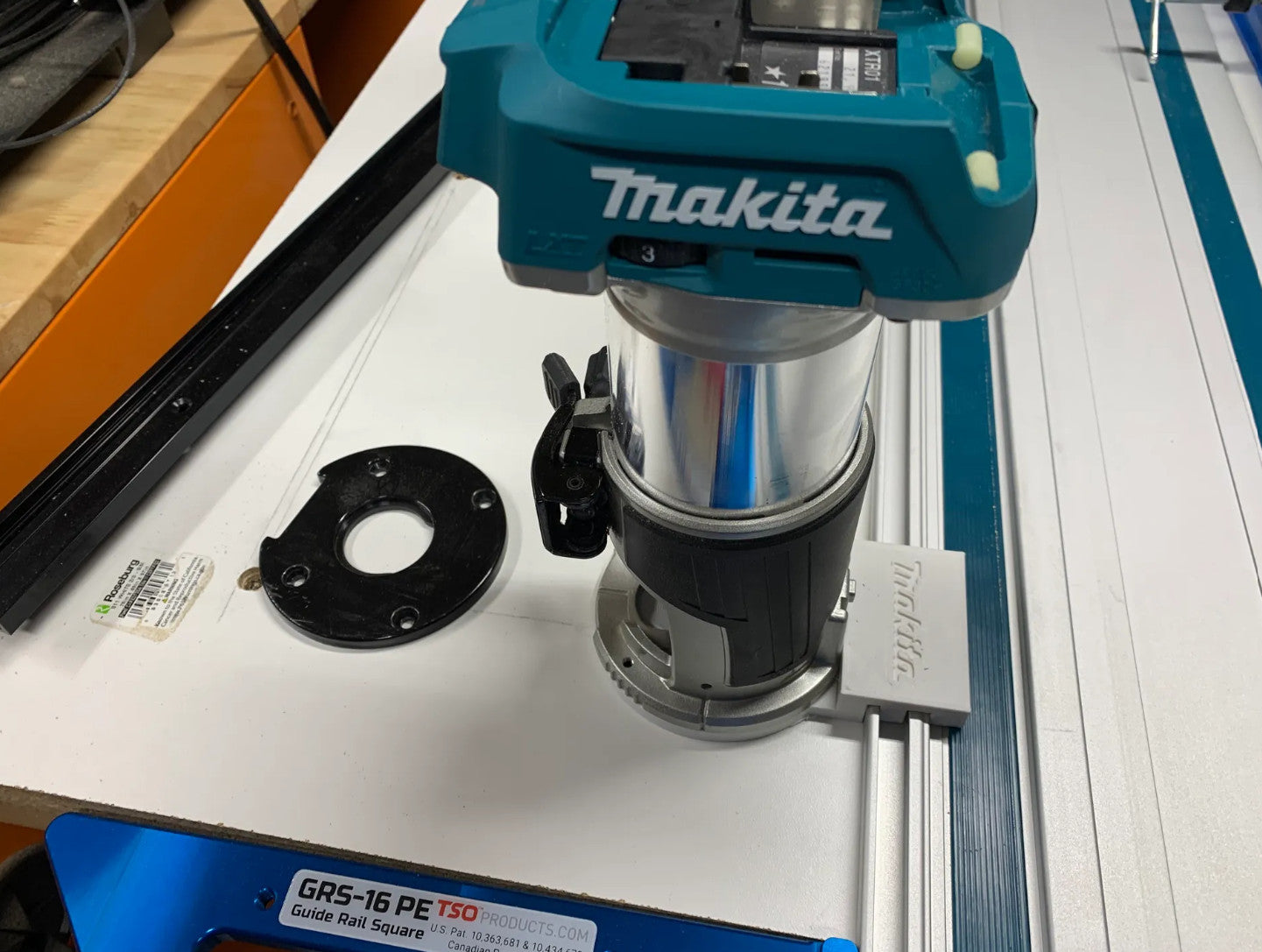 Makita Router Adapter for Track Saw