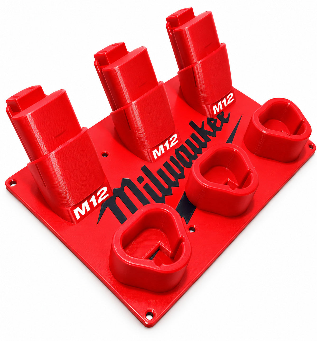 PREMIUM Storage Mount for Milwaukee M12 12V Tool & Battery Combo Holder