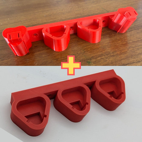 Milwaukee M12 12V Tool & Battery Holder / Wall Mount
