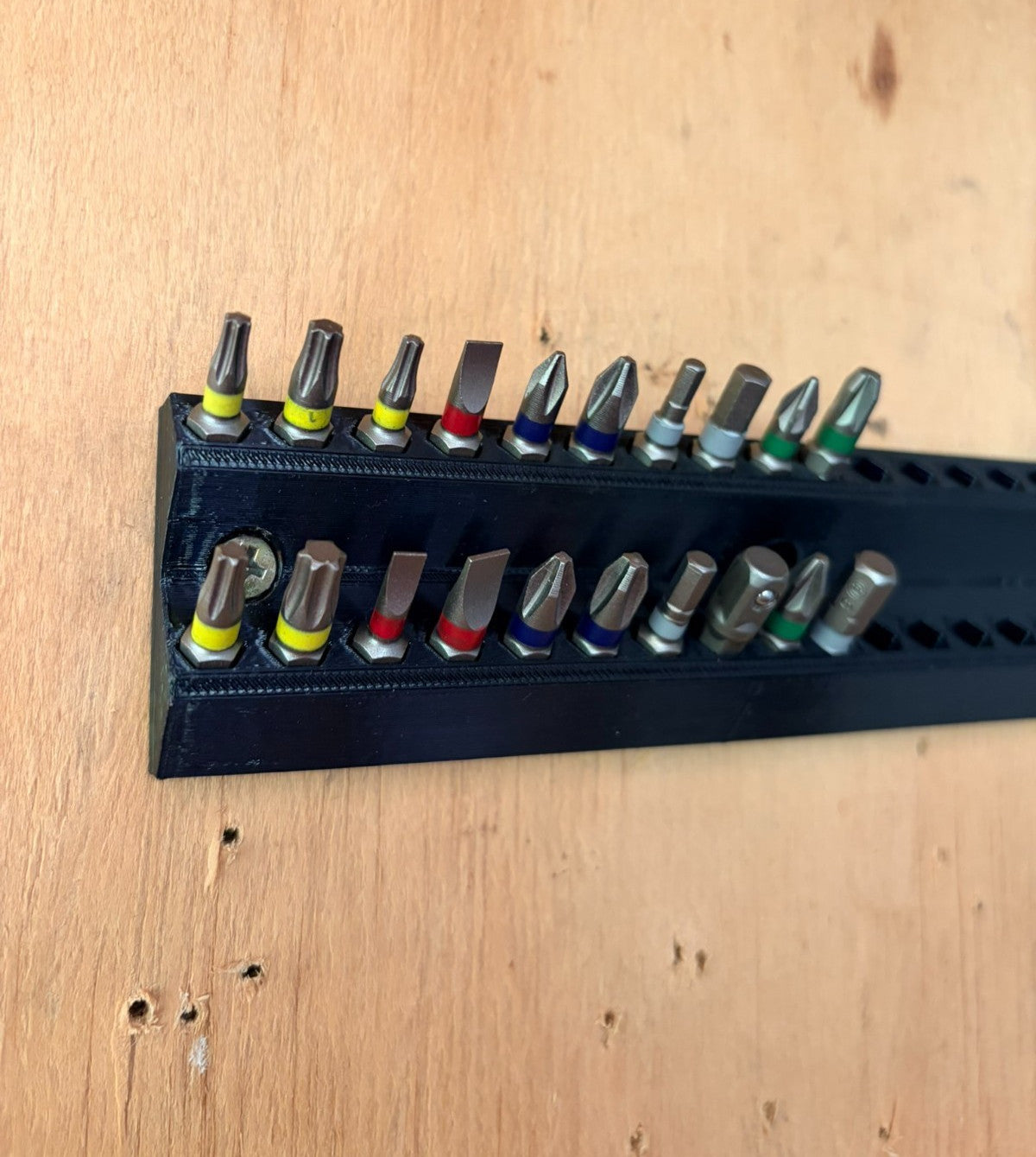 20/36 HEX SHANK BITS Holder Driver Drill Wall Mount Display Rack Storage