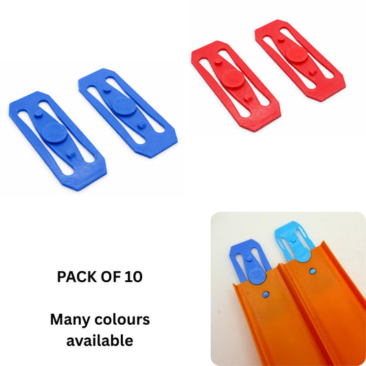 10x Hot Wheels Track Connector Joiner