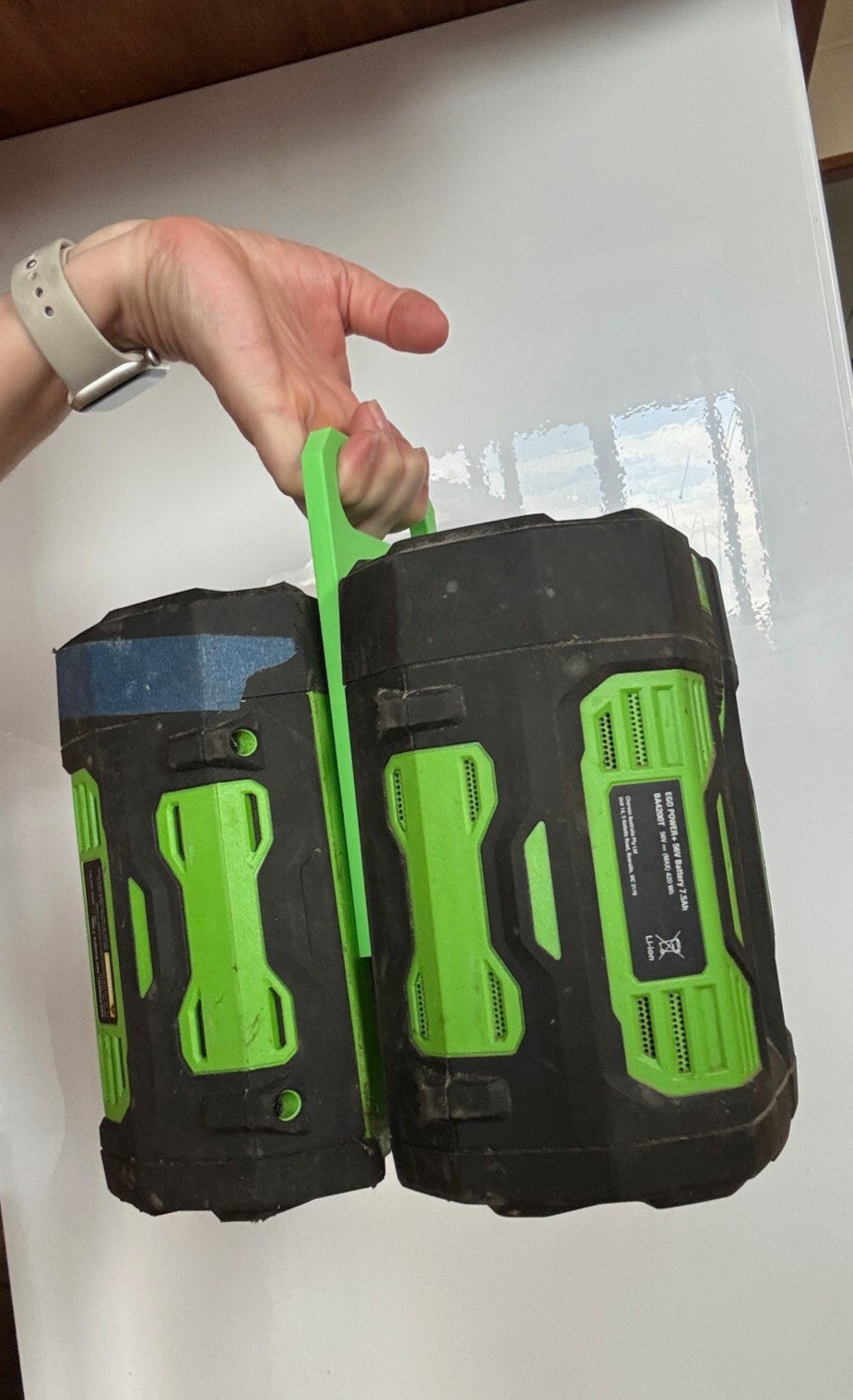 EGO 56V Battery Holder / Carrier for 2 batteries
