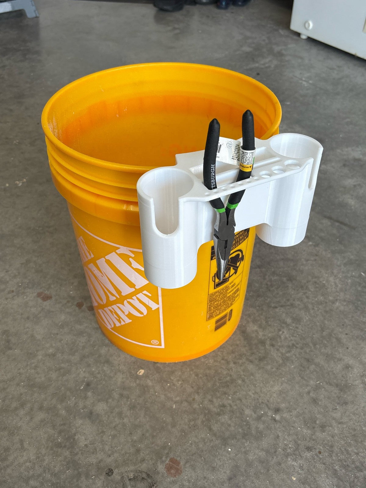 Fishing Bucket Caddy | Rod, Phone, Scissors, Hook Tool Holder |  AUS MADE