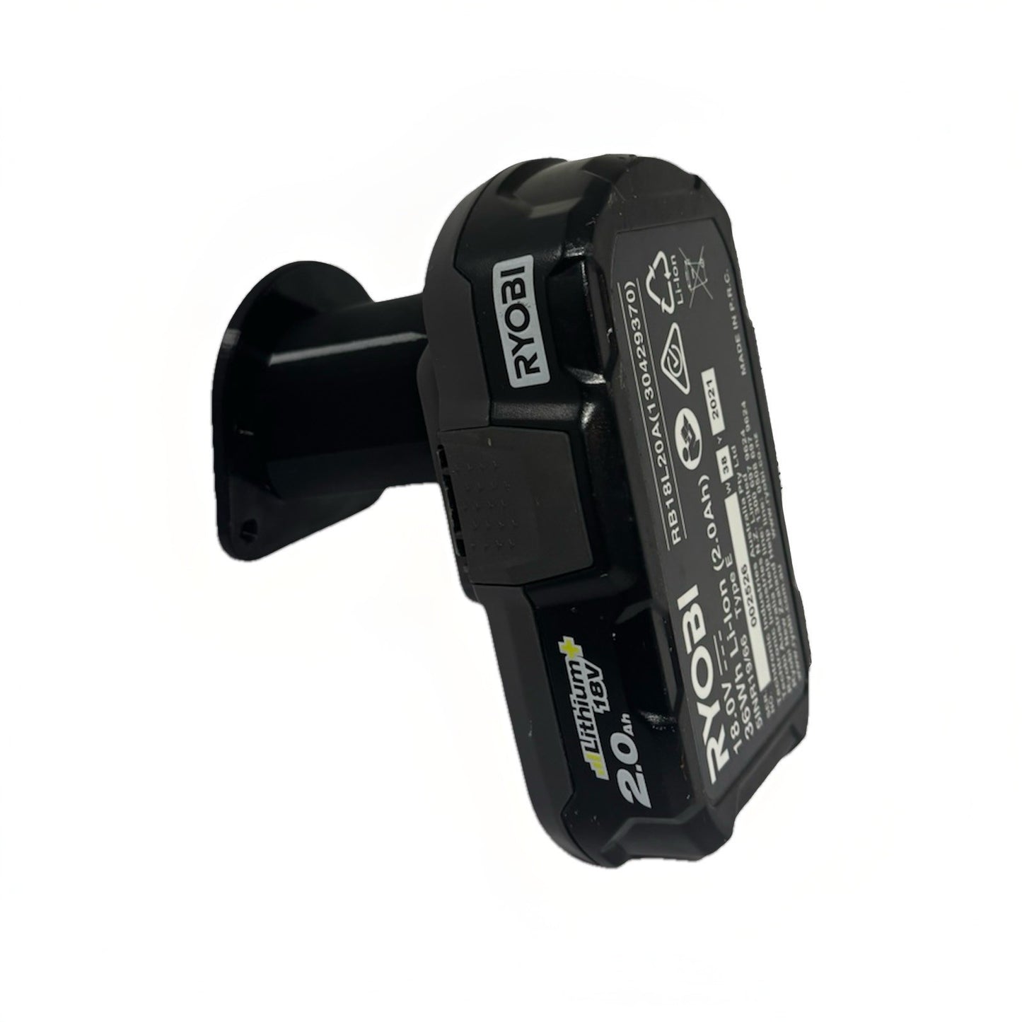 2x RYOBI 18V Battery Wall Mount