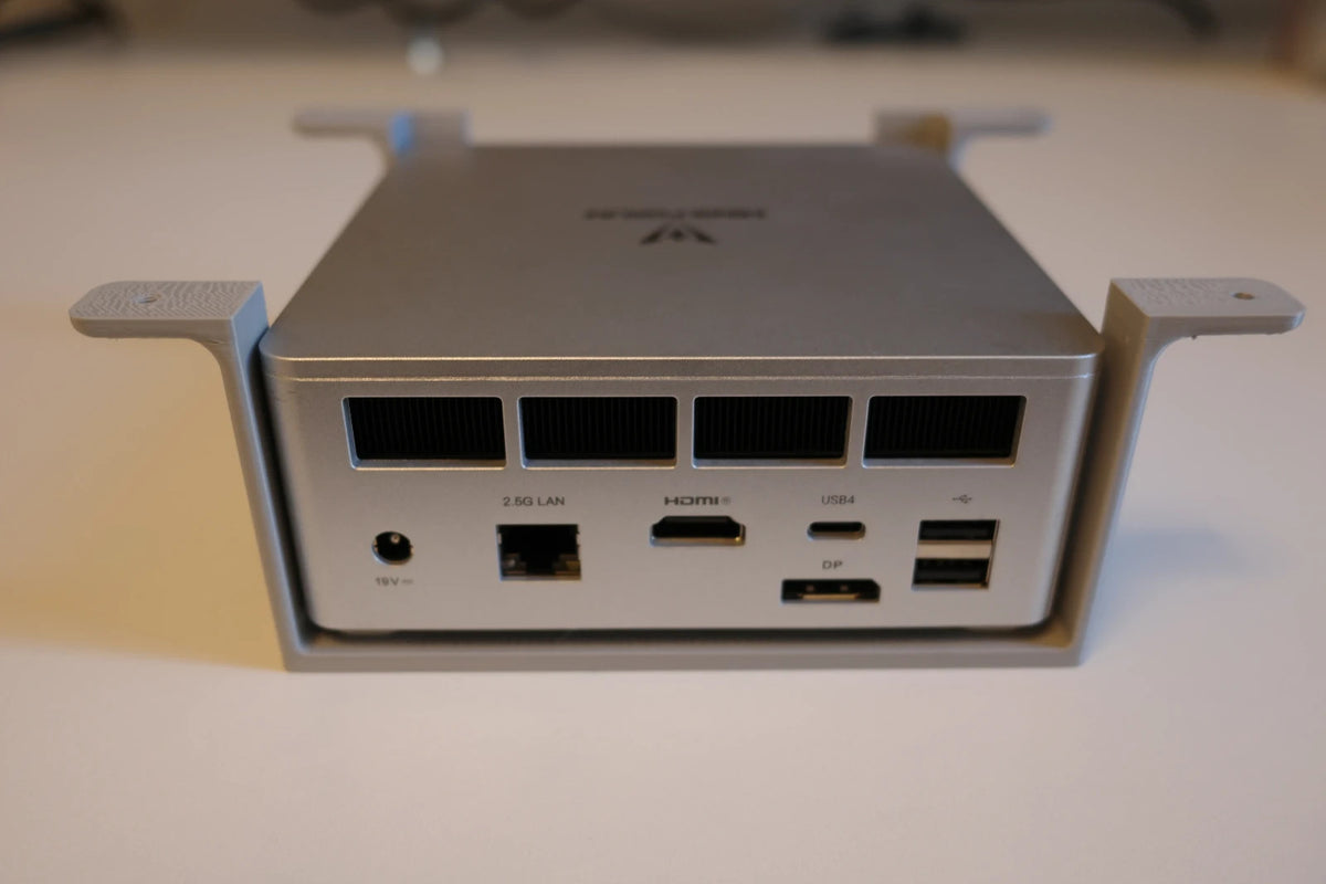 Under-Desk Mount for Mini PC Computer | Wall Shelf Bracket Holder