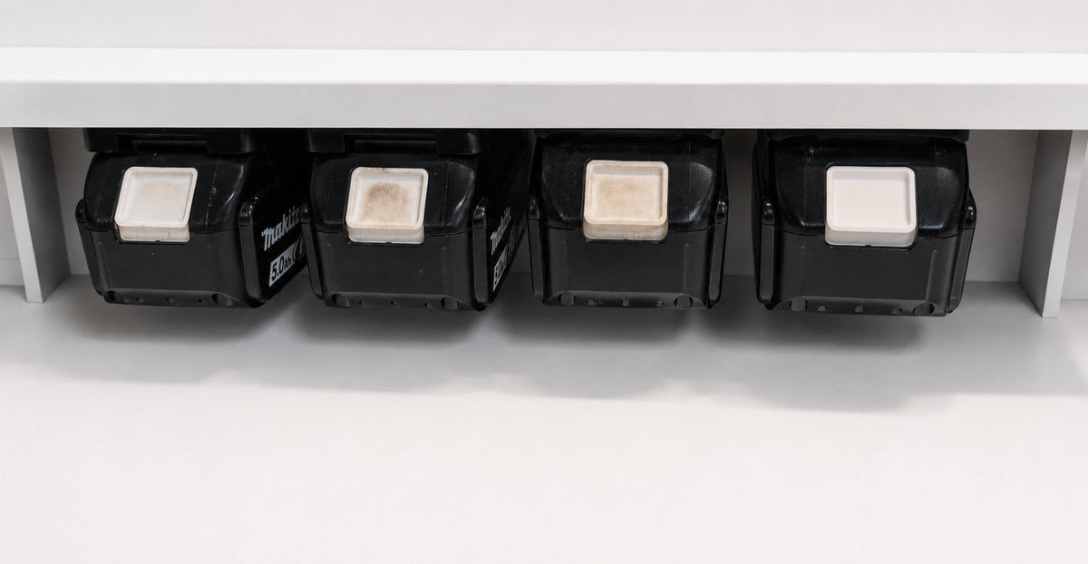 Makita 18V Battery Holder Wall Shelf Mount 1/2/3/4 batteries