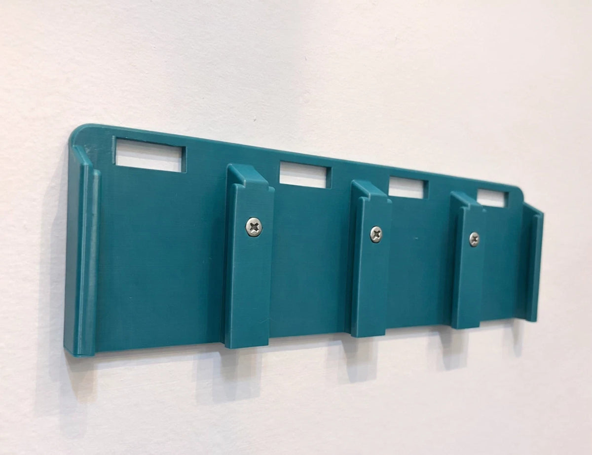 For MAKITA 18V Battery Wall Mount Holder Bracket for 4 BATTERIES Heavy duty! AUS