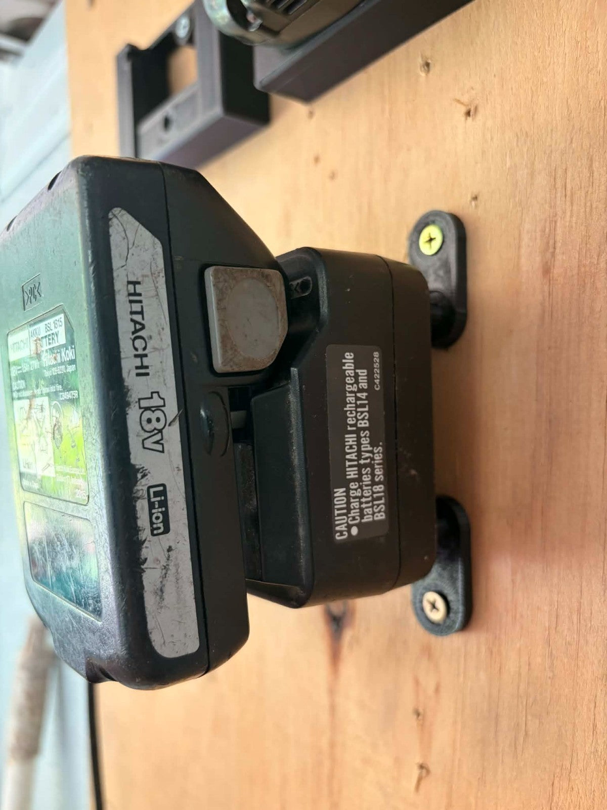 Hitachi / Hikoki / Metabo 18V 36V Battery, Tool & Charger Wall Mount Holder BUNDLE