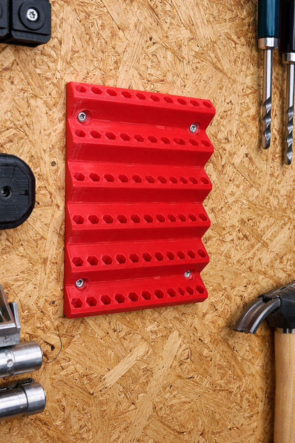 Screwdriver Hex Bit Holder / Wall Mount Storage
