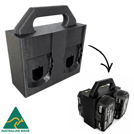RYOBI 18V 4-slot Battery Caddy Carrier