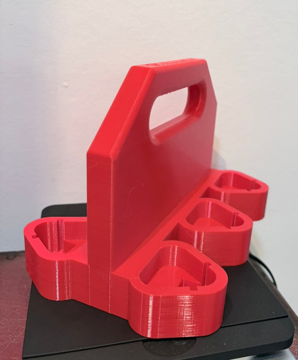 Milwaukee M12 12V Battery Caddy Holder Carrier | Storage for 6 batteries