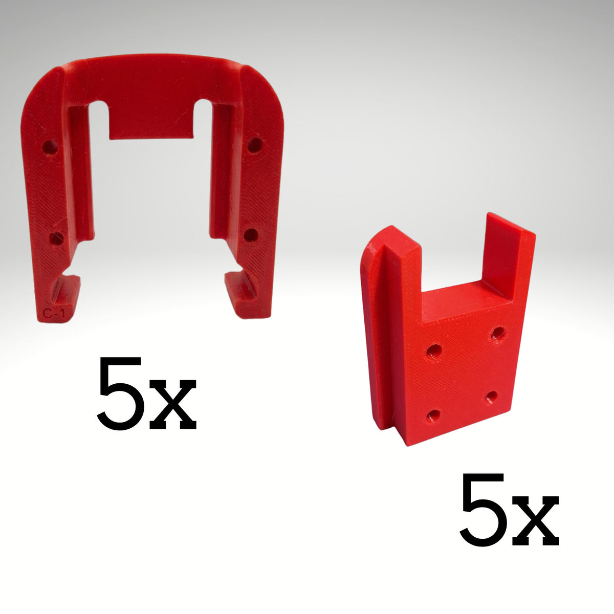 Milwaukee 18V M18 5x TOOL & 5x BATTERY Pack Holder Bracket Wall Mount Storage