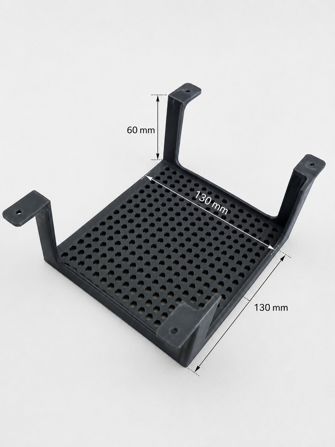Under-Desk Mount for Mini PC Computer | Wall Shelf Bracket Holder