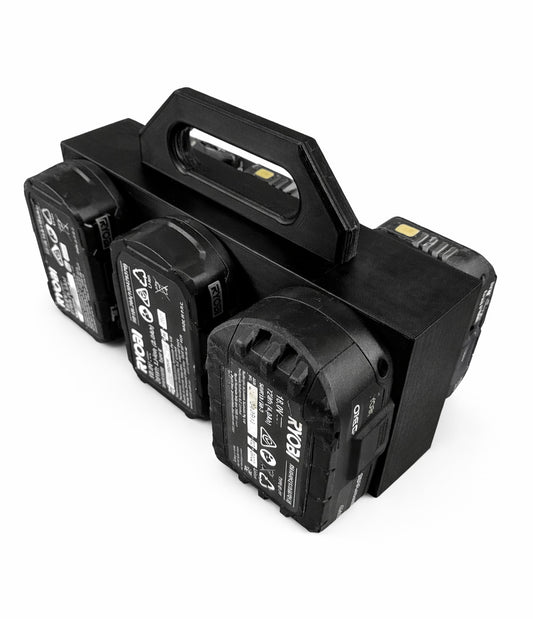 RYOBI 18V 6-SLOT BATTERY CADDY Carrying Case